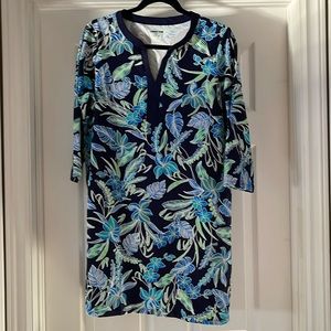 Lands End cover up dress medium P